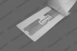 Epozzy White Wet UHF RFID Label (101.6×50.8 mm)