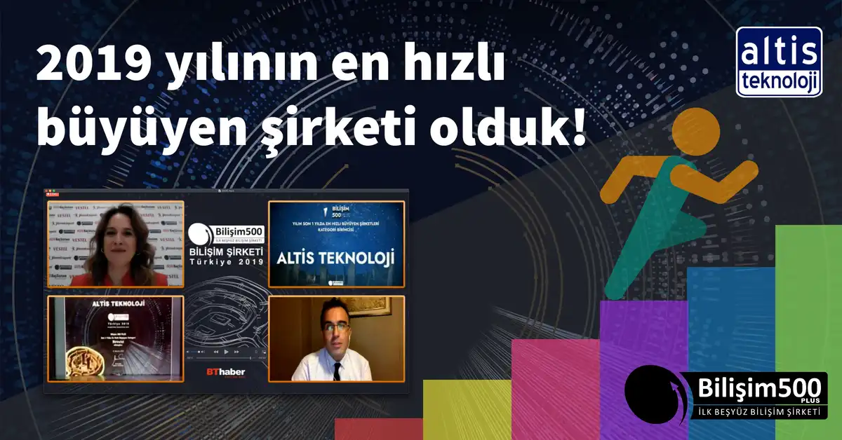 2019 yılının en hızlı büyüyen şirketi Altis Teknoloji